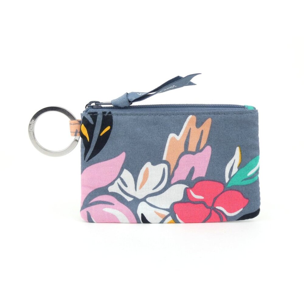Vera Bradley Coastal‎ Paradise Cotton Zip Id Case NWT